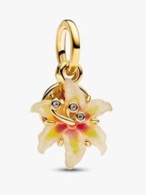 Authentic Pandora Disney Tangled Sundrop Flower Glow-in-the-dark Charm - NWOT